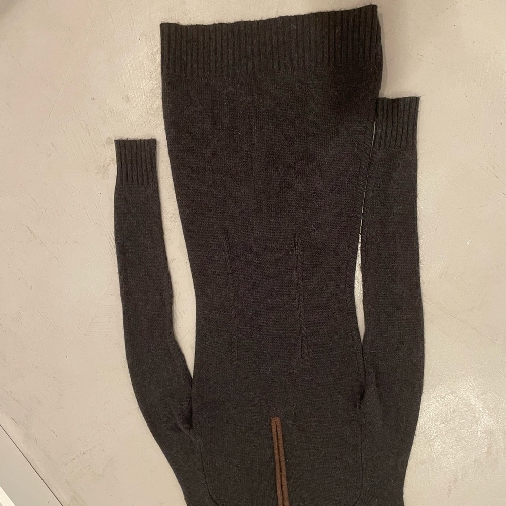 BCBG Merino Wool Cashmere Blend Turtleneck Sweater Dress - Picture 3 of 7